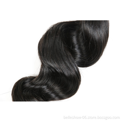 long straight Hair Bulk Hair Extension Type and Remy   Grade virgin brazilian loose wave